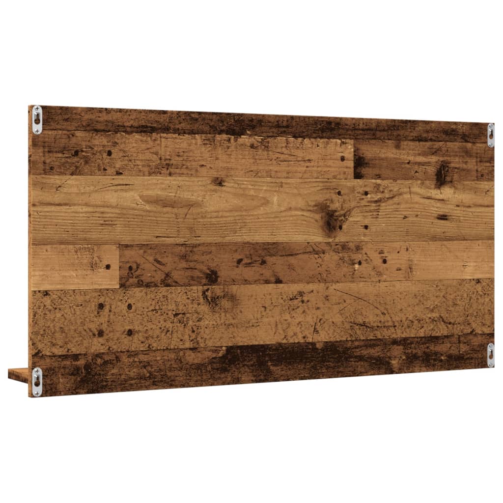 vidaXL Szafka łazienkowa z lustrem, stare drewno, 90x11x45 cm