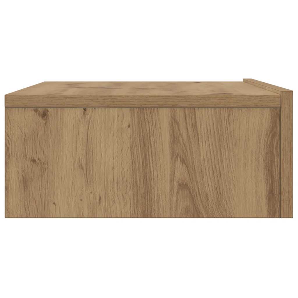 vidaXL Szafka telewizyjna z LED, dąb artisan, 60x35x15,5 cm