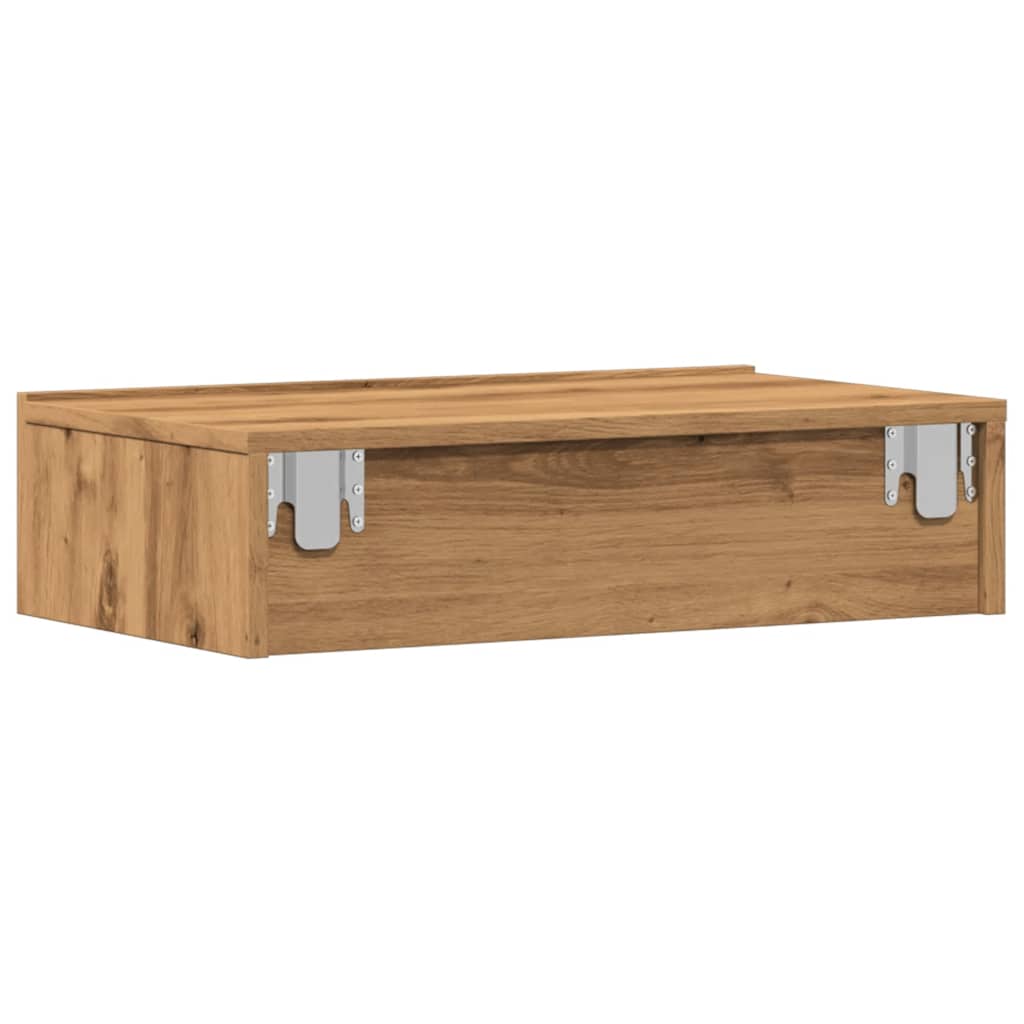vidaXL Szafki pod TV z LED, 2 szt., dąb artisan, 60x35x15,5 cm