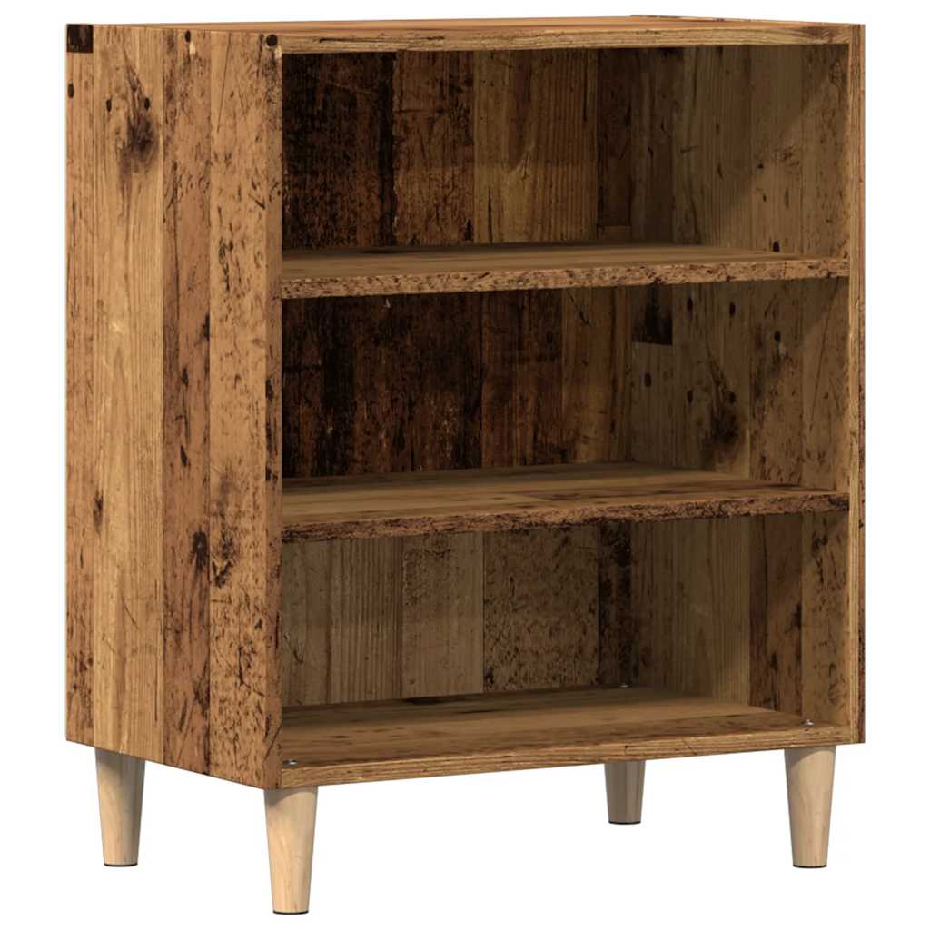 vidaXL Szafka, stare drewno, 57x35x75 cm, materiał drewnopochodny