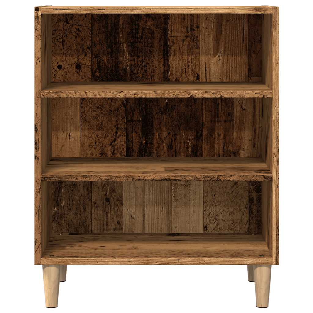 vidaXL Szafka, stare drewno, 57x35x75 cm, materiał drewnopochodny
