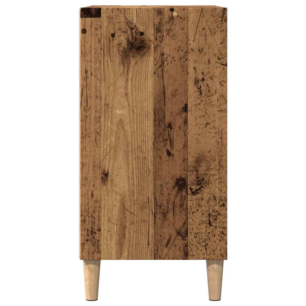 vidaXL Szafka, stare drewno, 57x35x75 cm, materiał drewnopochodny