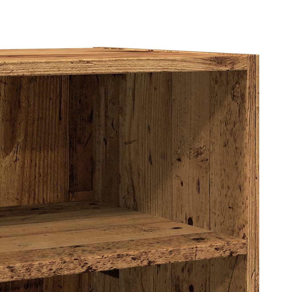 vidaXL Szafka, stare drewno, 57x35x75 cm, materiał drewnopochodny