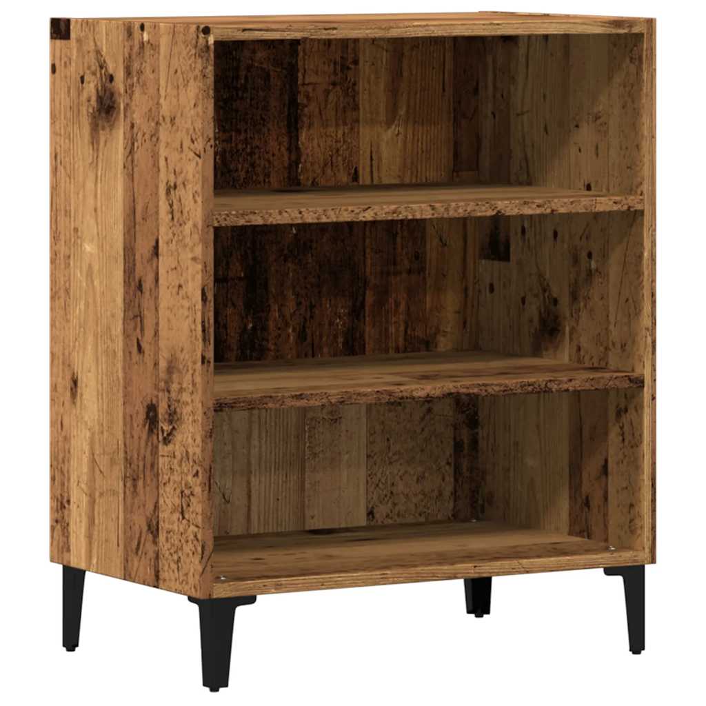 vidaXL Szafka, stare drewno, 57x35x70 cm, materiał drewnopochodny