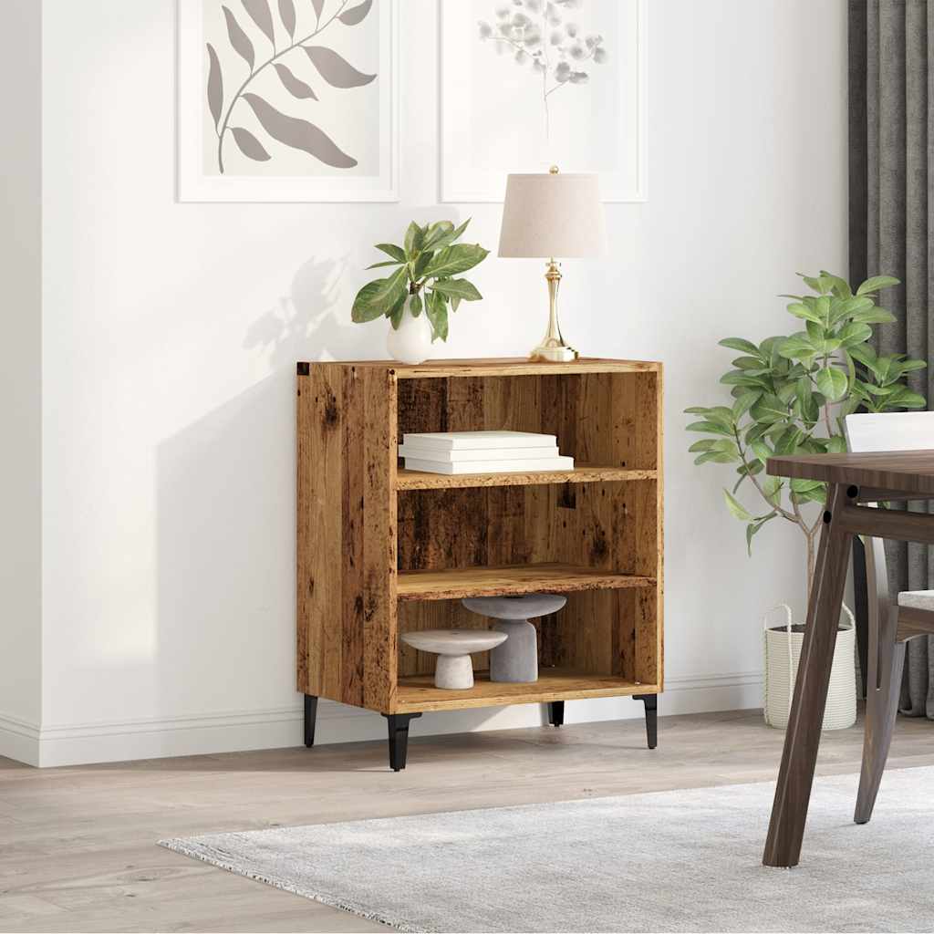 vidaXL Szafka, stare drewno, 57x35x70 cm, materiał drewnopochodny