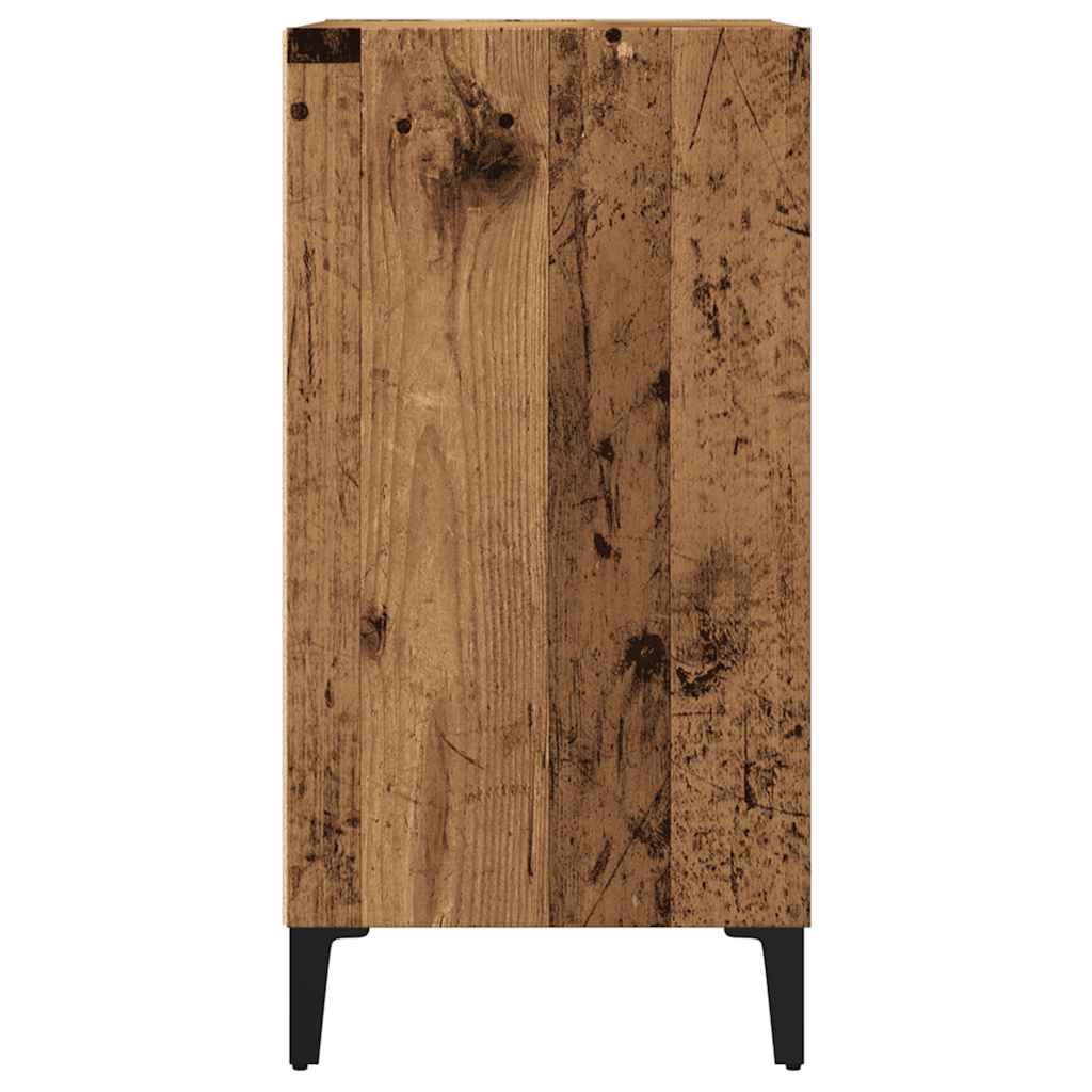 vidaXL Szafka, stare drewno, 57x35x70 cm, materiał drewnopochodny