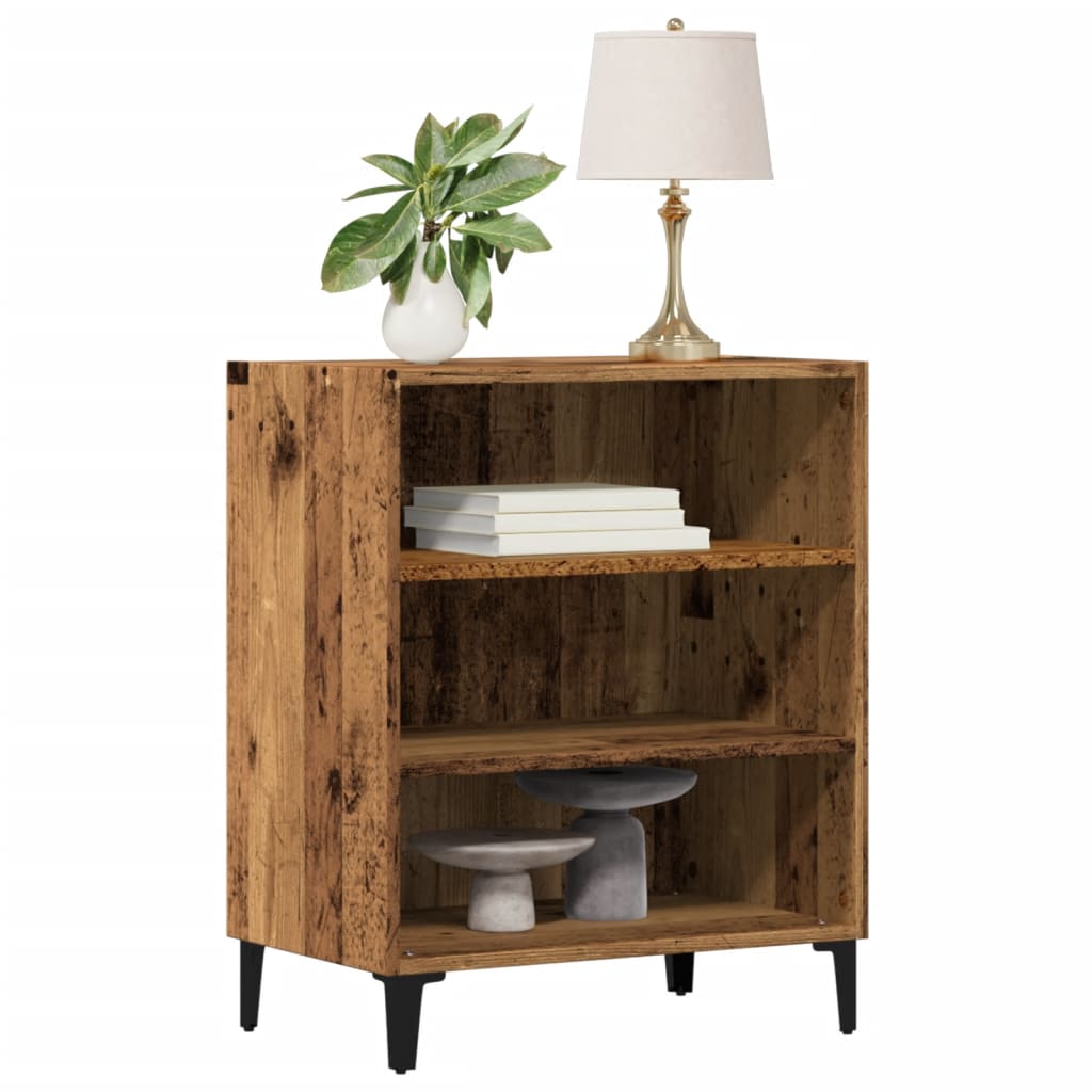 vidaXL Szafka, stare drewno, 57x35x70 cm, materiał drewnopochodny