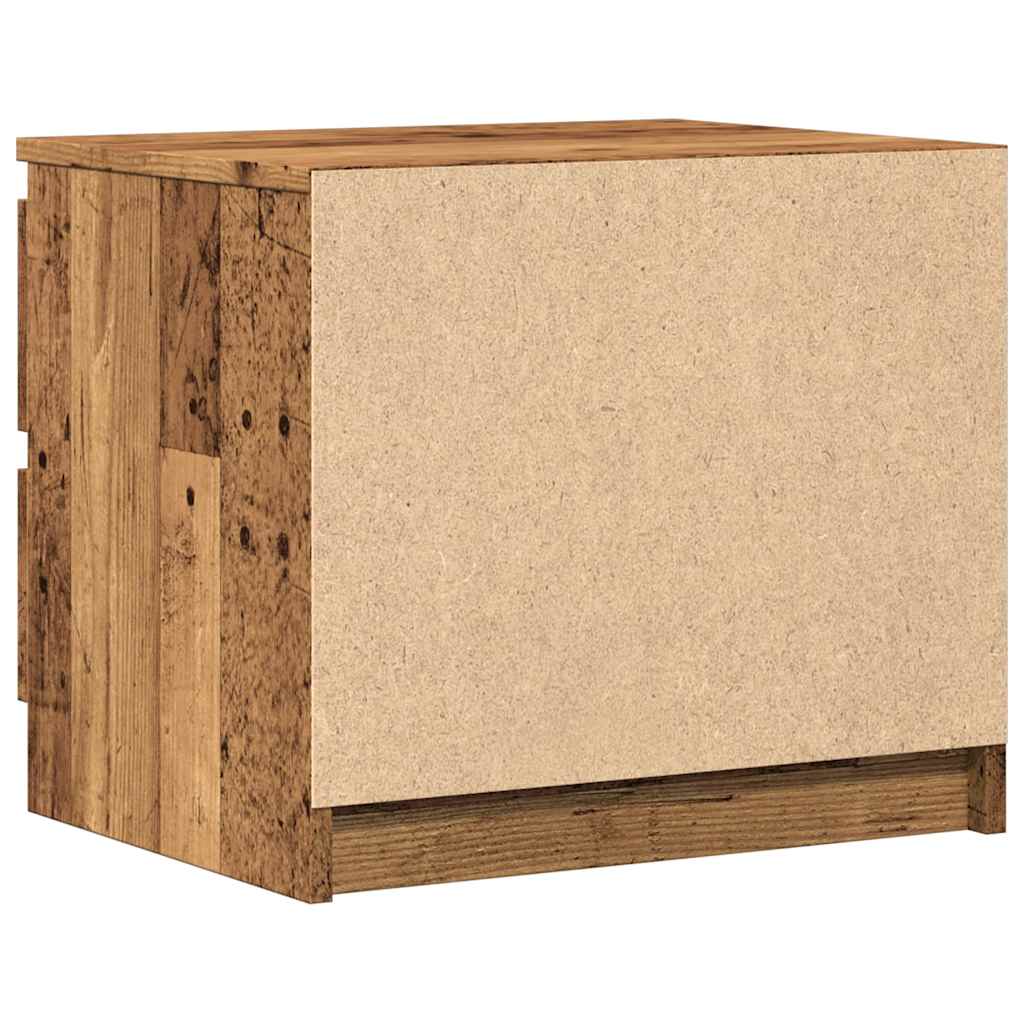 vidaXL Szafka nocna, stare drewno, 50x40x43.5 cm