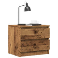 vidaXL Szafki nocne, 2 szt., stare drewno, 50x40x43.5 cm