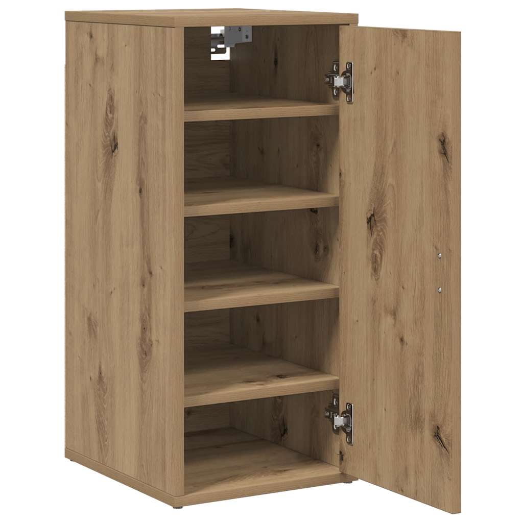 vidaXL Szafka na buty, dąb artisan 32x35x70 cm materiał drewnopochodny