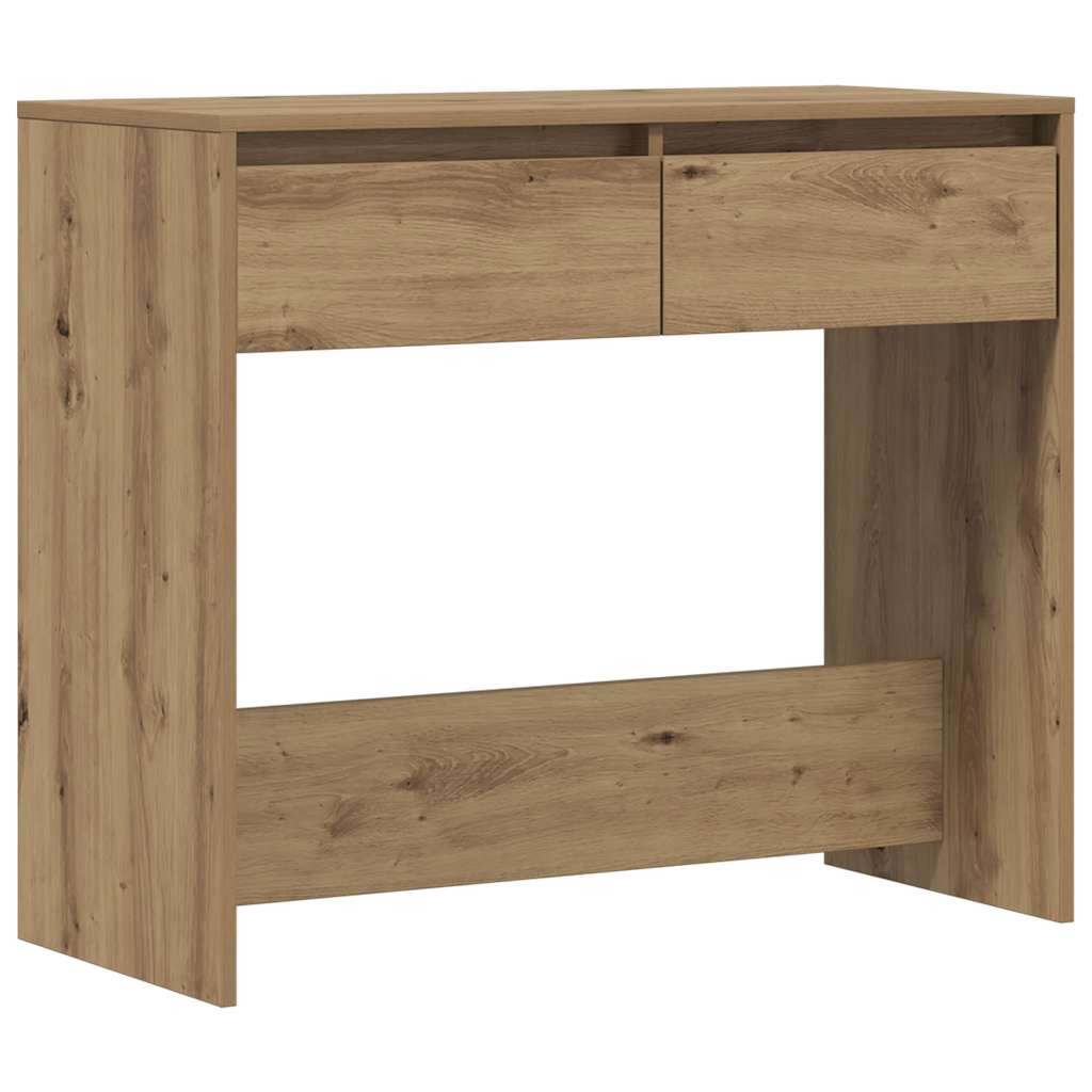 vidaXL Stolik konsolowy, dąb artisan, 89x41x76,5 cm