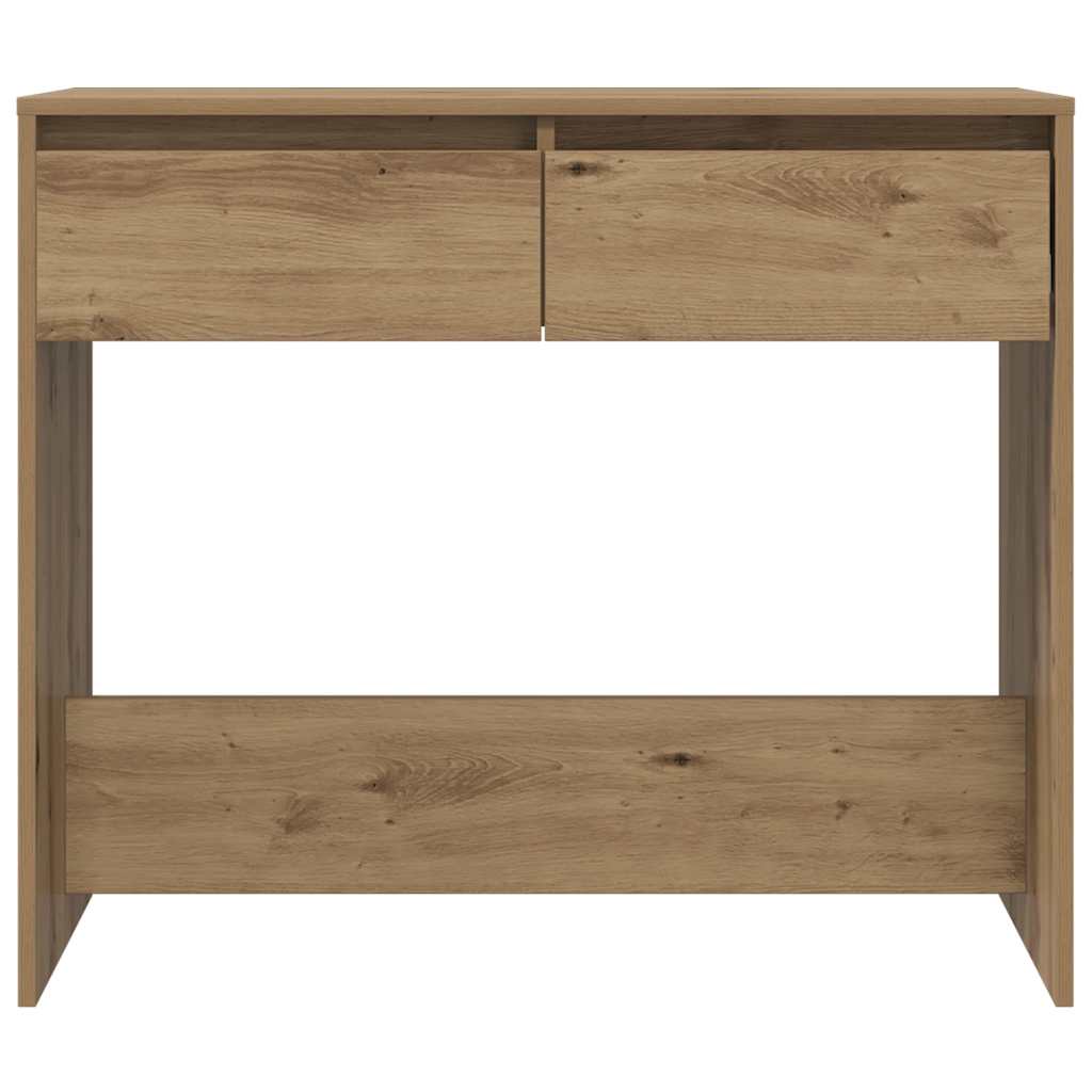 vidaXL Stolik konsolowy, dąb artisan, 89x41x76,5 cm