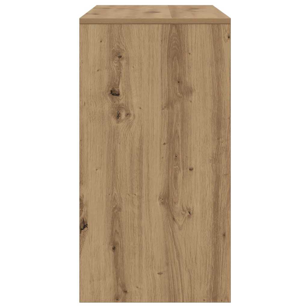 vidaXL Stolik konsolowy, dąb artisan, 89x41x76,5 cm