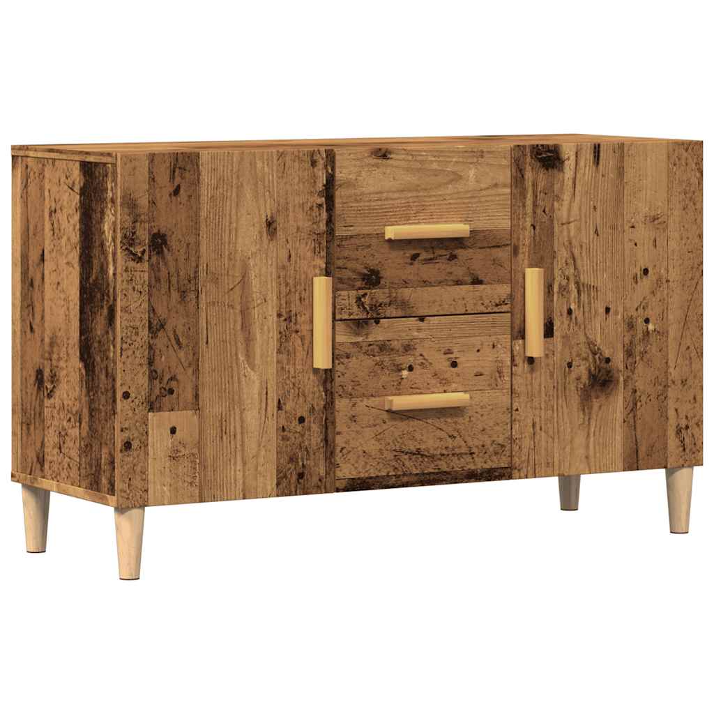 vidaXL Komoda, stare drewno, 100x36x60 cm, materiał drewnopochodny