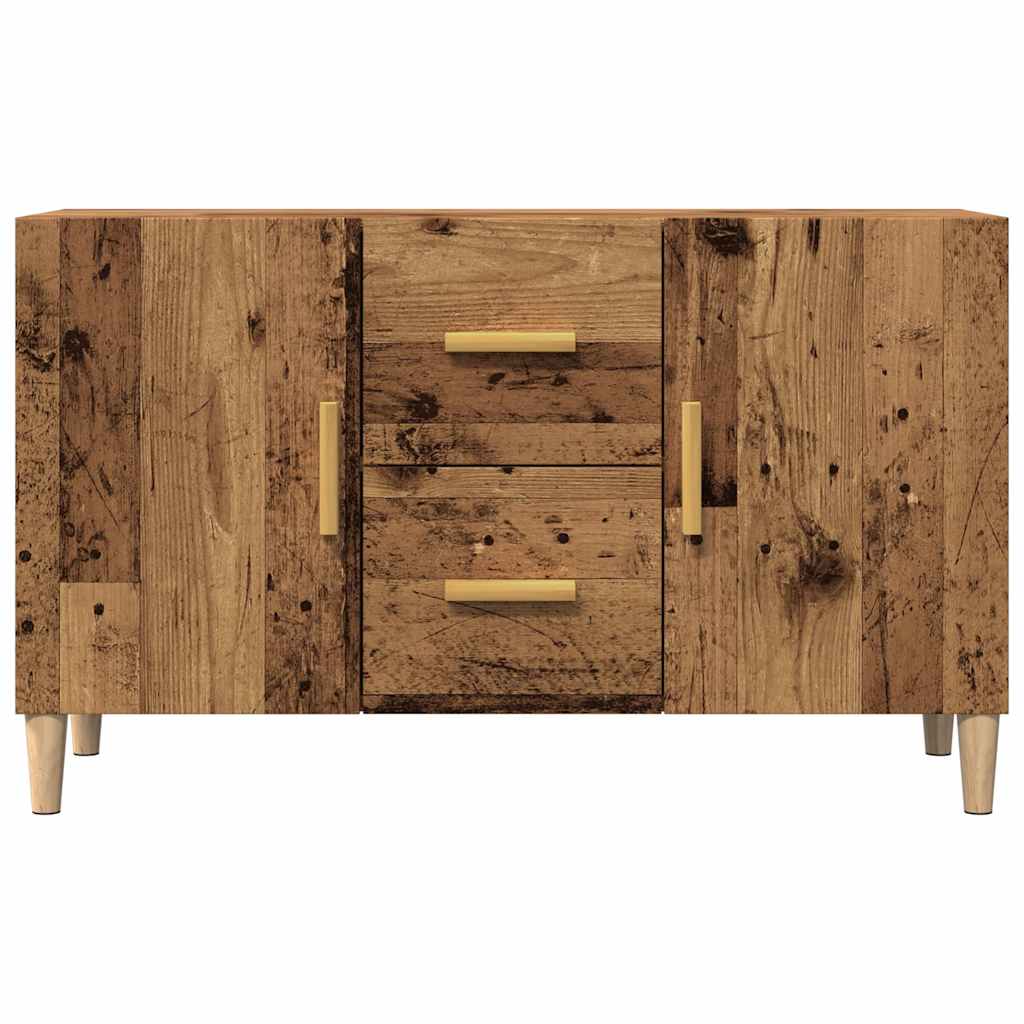 vidaXL Komoda, stare drewno, 100x36x60 cm, materiał drewnopochodny