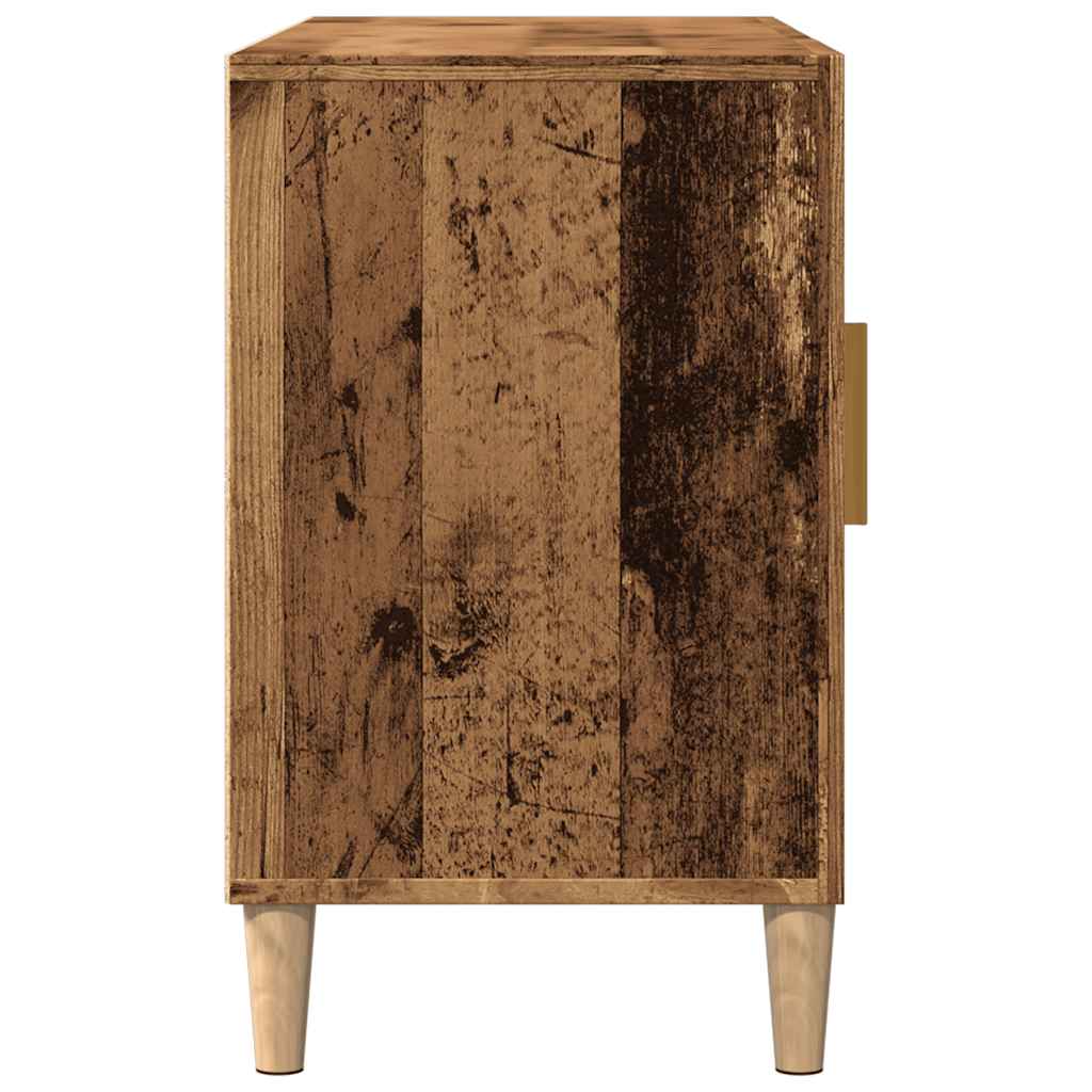 vidaXL Komoda, stare drewno, 100x36x60 cm, materiał drewnopochodny