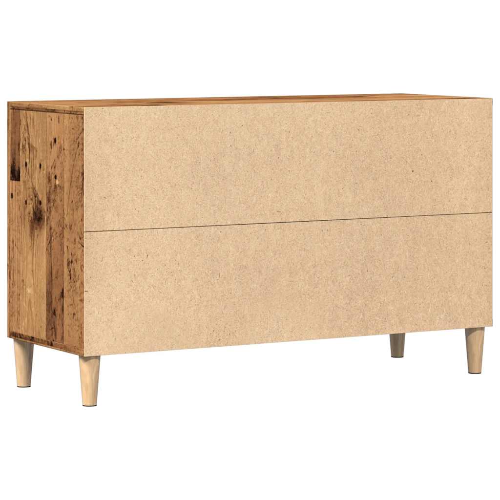 vidaXL Komoda, stare drewno, 100x36x60 cm, materiał drewnopochodny