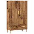 vidaXL Kredens, stare drewno, 70x31x115 cm, materiał drewnopochodny