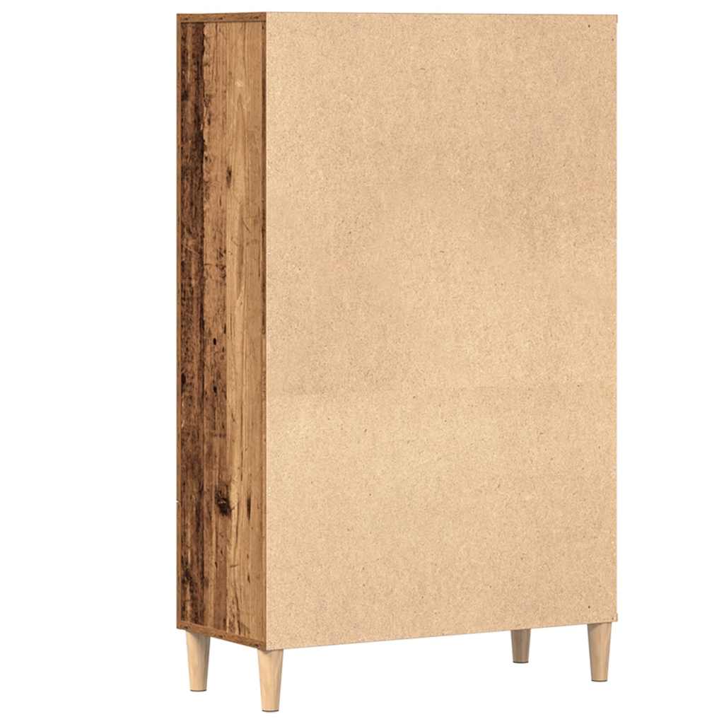 vidaXL Kredens, stare drewno, 70x31x115 cm, materiał drewnopochodny