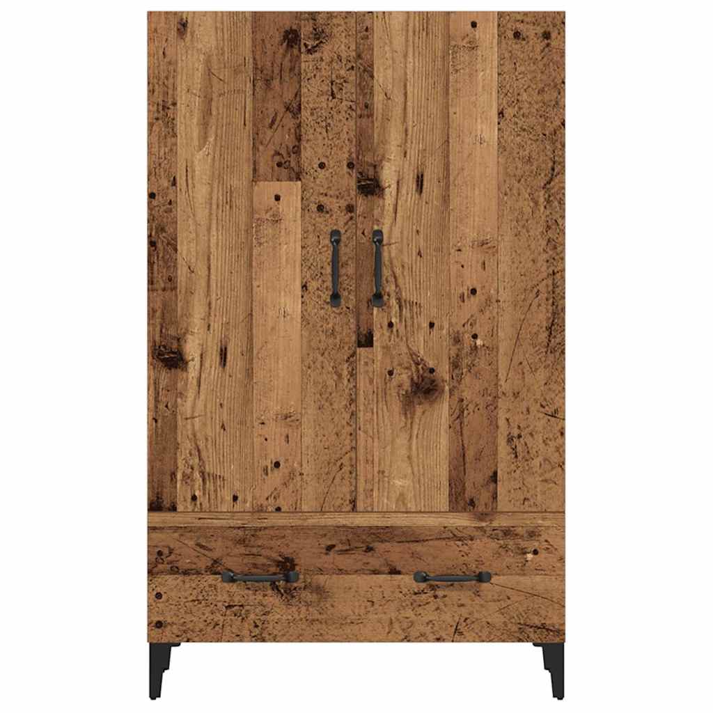 vidaXL Kredens, stare drewno, 70x31x115 cm, materiał drewnopochodny