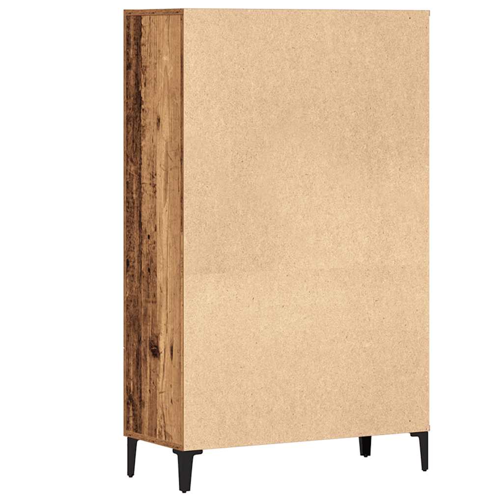 vidaXL Kredens, stare drewno, 70x31x115 cm, materiał drewnopochodny