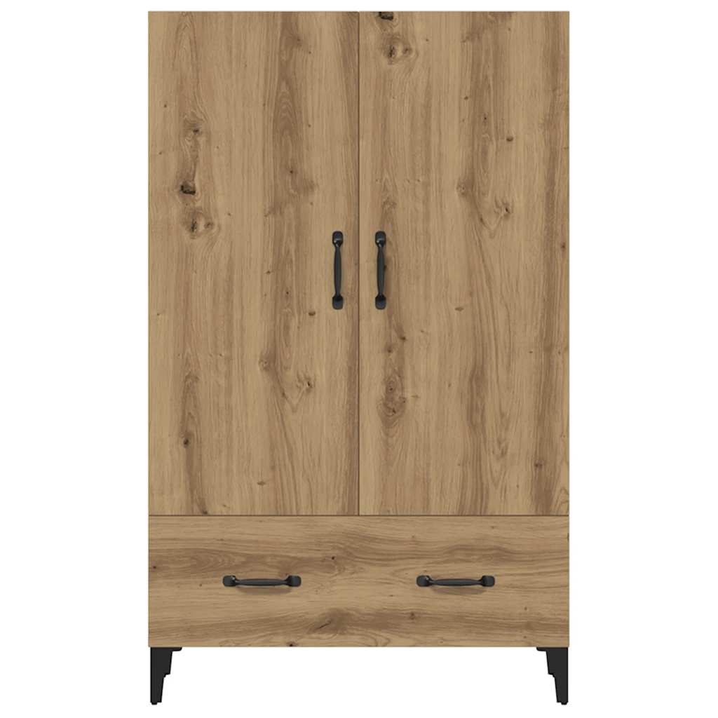 vidaXL Szafka, dąb artisian, 70x31x115 cm, materiał drewnopochodny