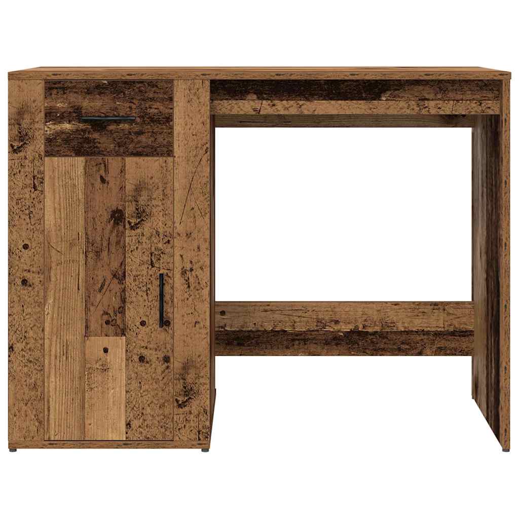 vidaXL Biurko, stare drewno, 100x49x75 cm, materiał drewnopochodny