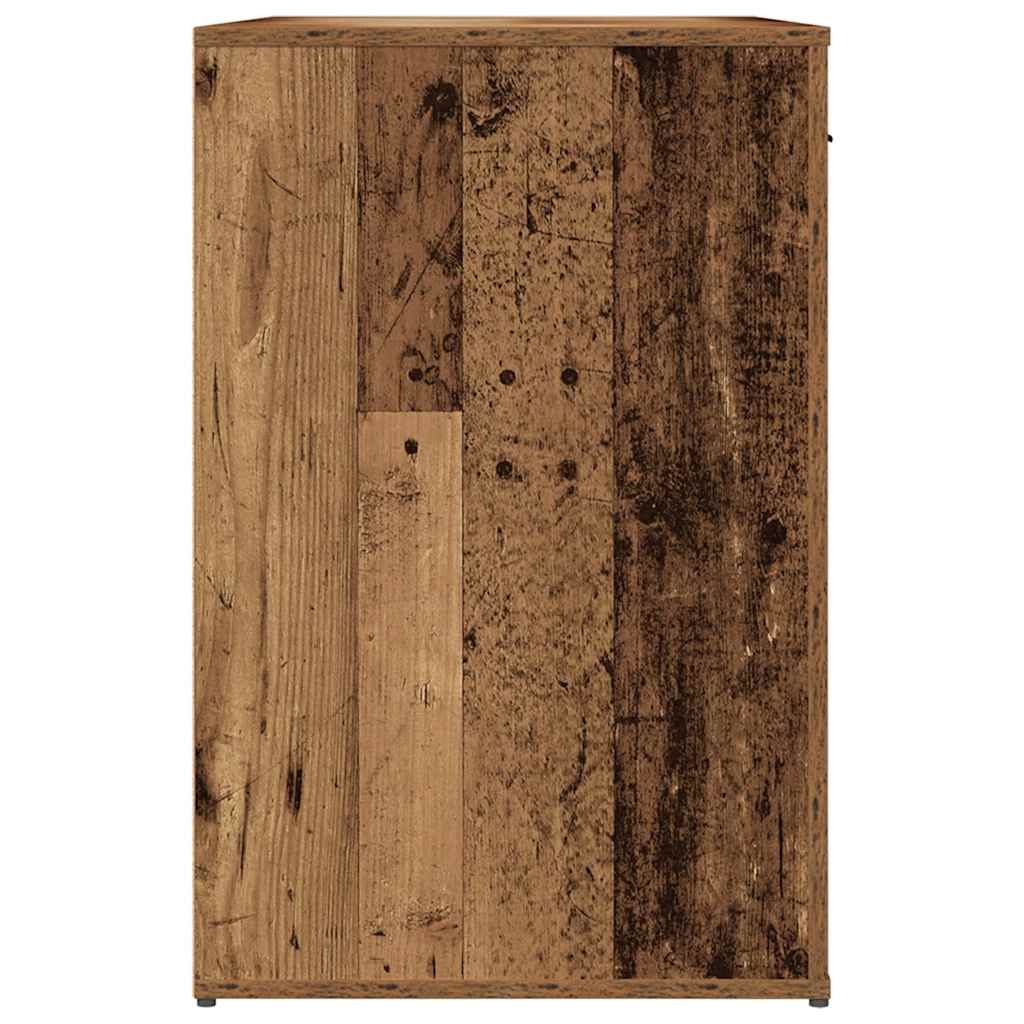 vidaXL Biurko, stare drewno, 100x49x75 cm, materiał drewnopochodny
