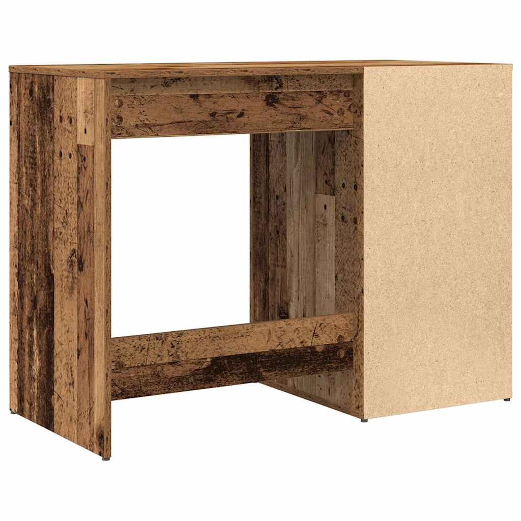 vidaXL Biurko, stare drewno, 100x49x75 cm, materiał drewnopochodny