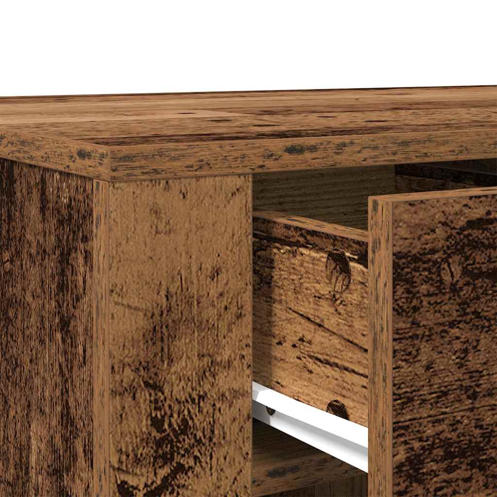 vidaXL Biurko, stare drewno, 100x49x75 cm, materiał drewnopochodny