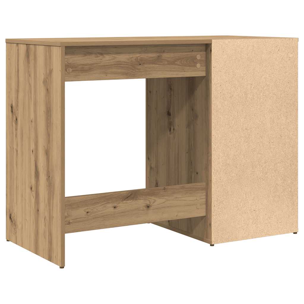 vidaXL Biurko, dąb artisan, 100x50x76 cm, materiał drewnopochodny