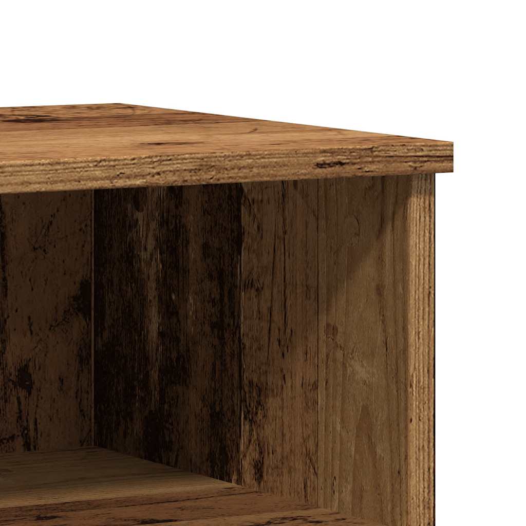vidaXL Szafka nocna, stare drewno, 40x35x50cm, materiał drewnopochodny