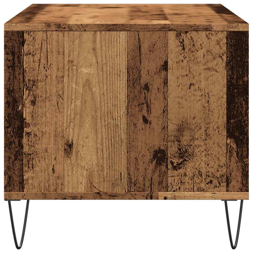 vidaXL Stolik kawowy, stare drewno 90x49x45 cm