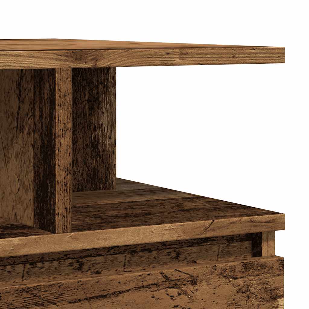 vidaXL Stolik kawowy, stare drewno 90x49x45 cm