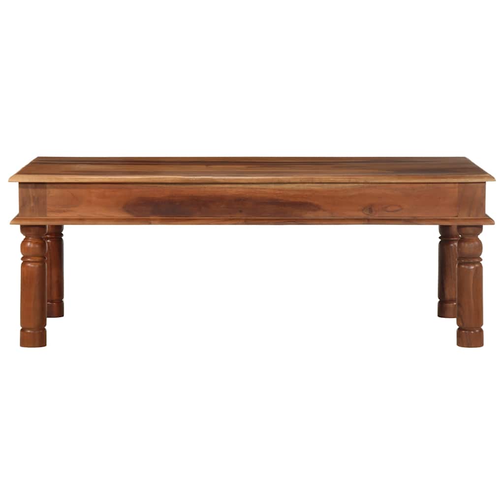 vidaXL Stolik kawowy, 110x60x40 cm, lite drewno akacjowe
