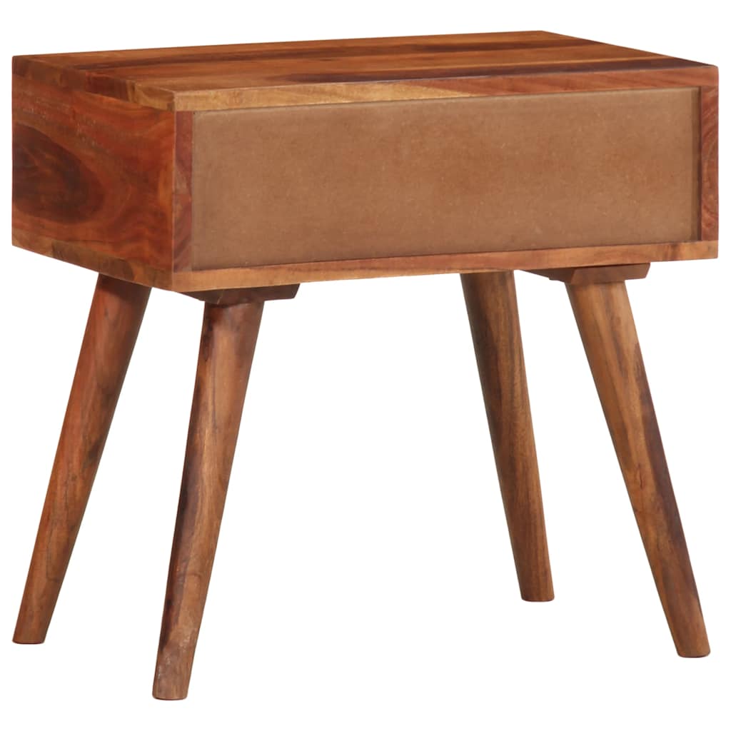 vidaXL Stolik pomocniczy, 45x30x45 cm, lite drewno akacjowe