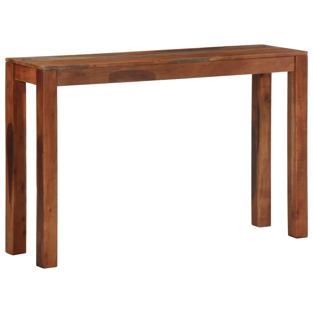 vidaXL Stolik konsolowy, 120x30x76 cm, lite drewno akacjowe