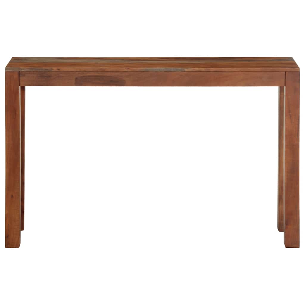 vidaXL Stolik konsolowy, 120x30x76 cm, lite drewno akacjowe