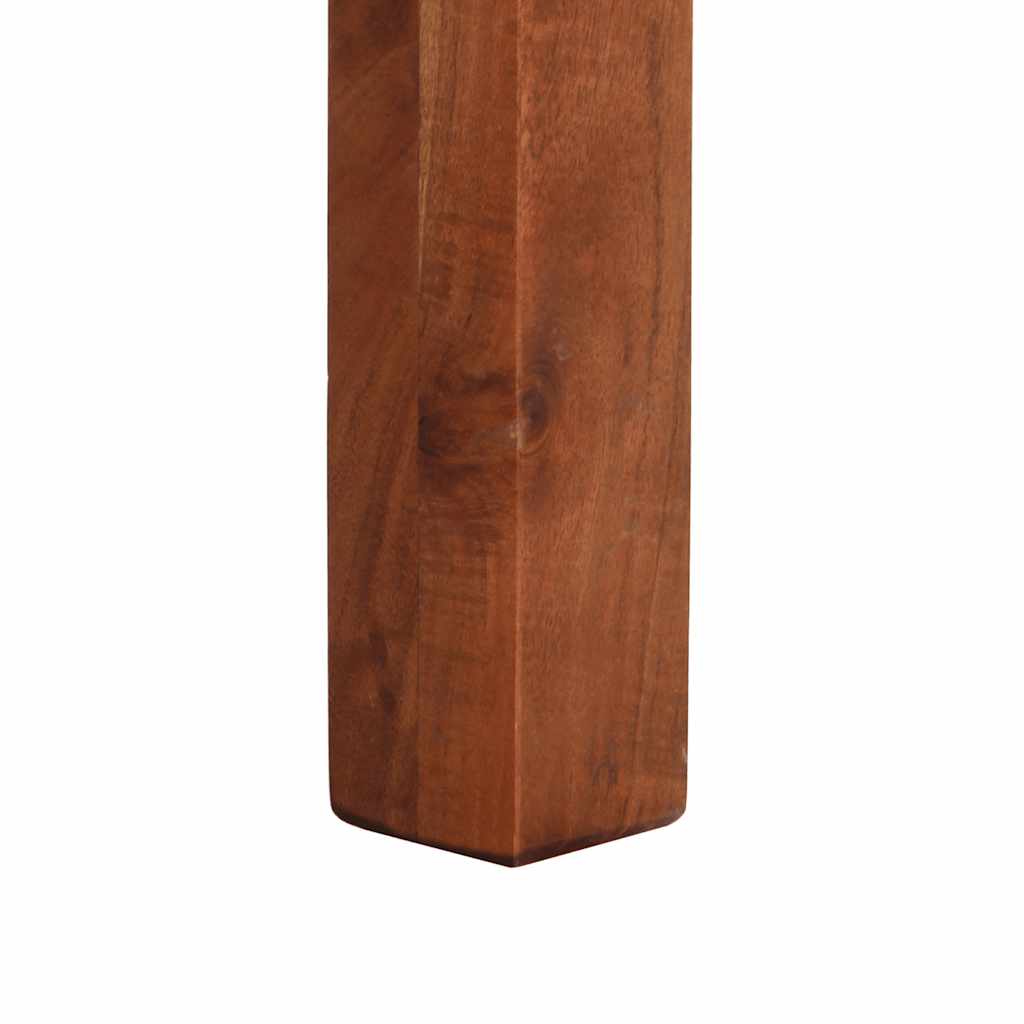 vidaXL Stolik konsolowy, 120x30x76 cm, lite drewno akacjowe