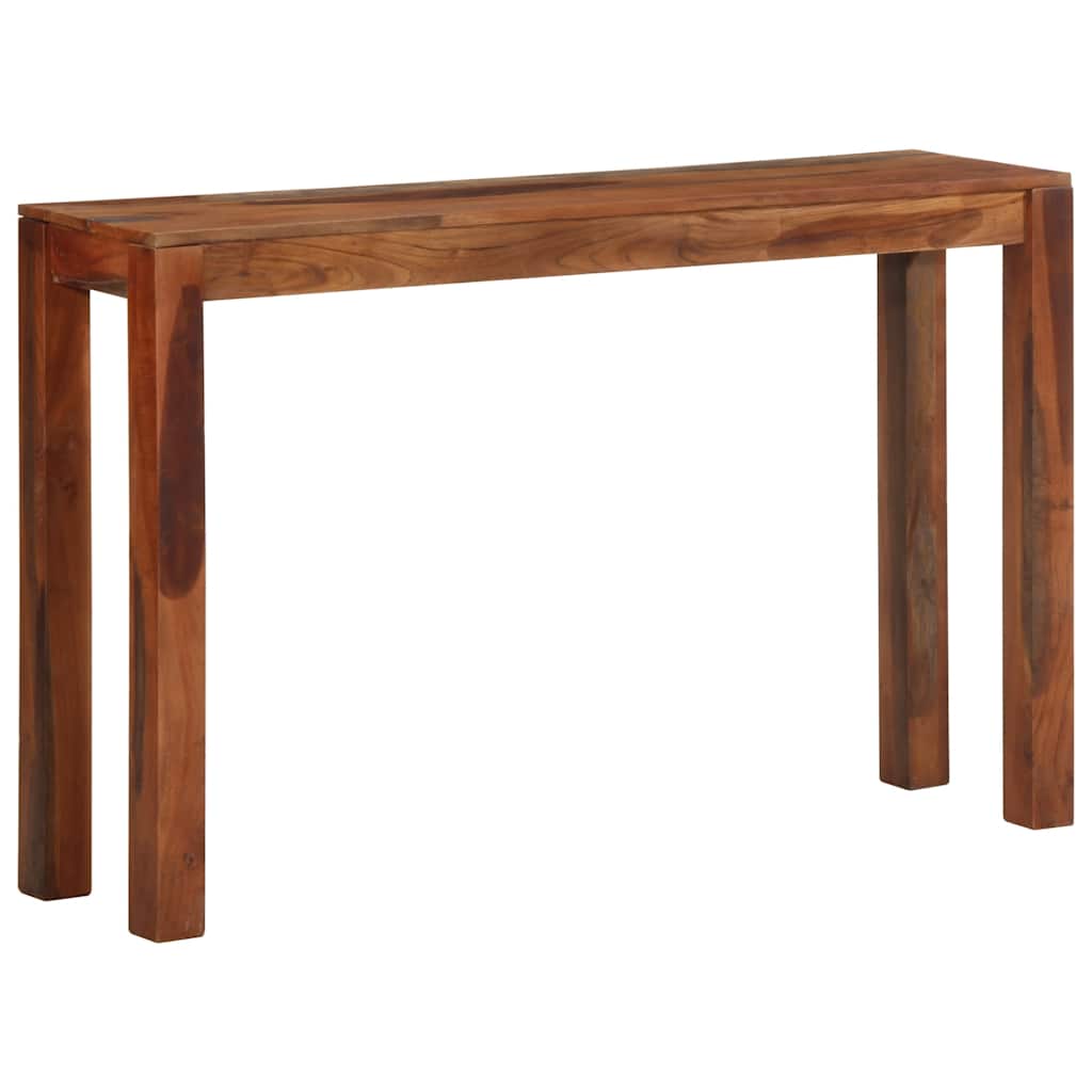 vidaXL Stolik konsolowy, 120x30x76 cm, lite drewno akacjowe