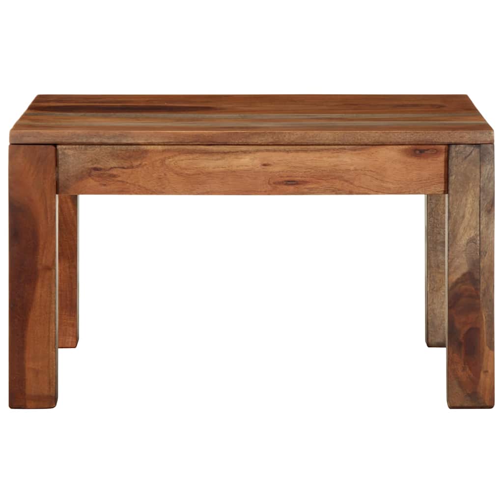 vidaXL Stolik kawowy, 60x60x35 cm, lite drewno akacjowe