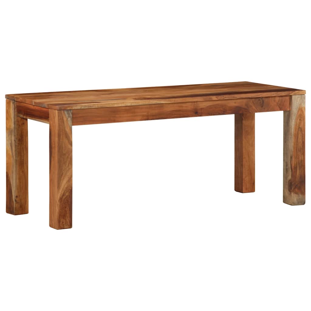vidaXL Ławka, 110 cm, lite drewno akacjowe