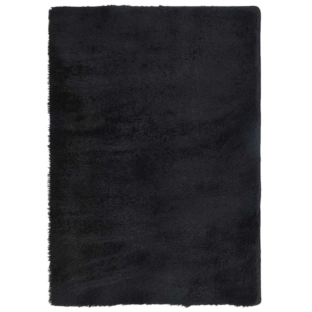 vidaXL Dywan shaggy z długim włosiem, NAVARRA, czarny, 240x340 cm