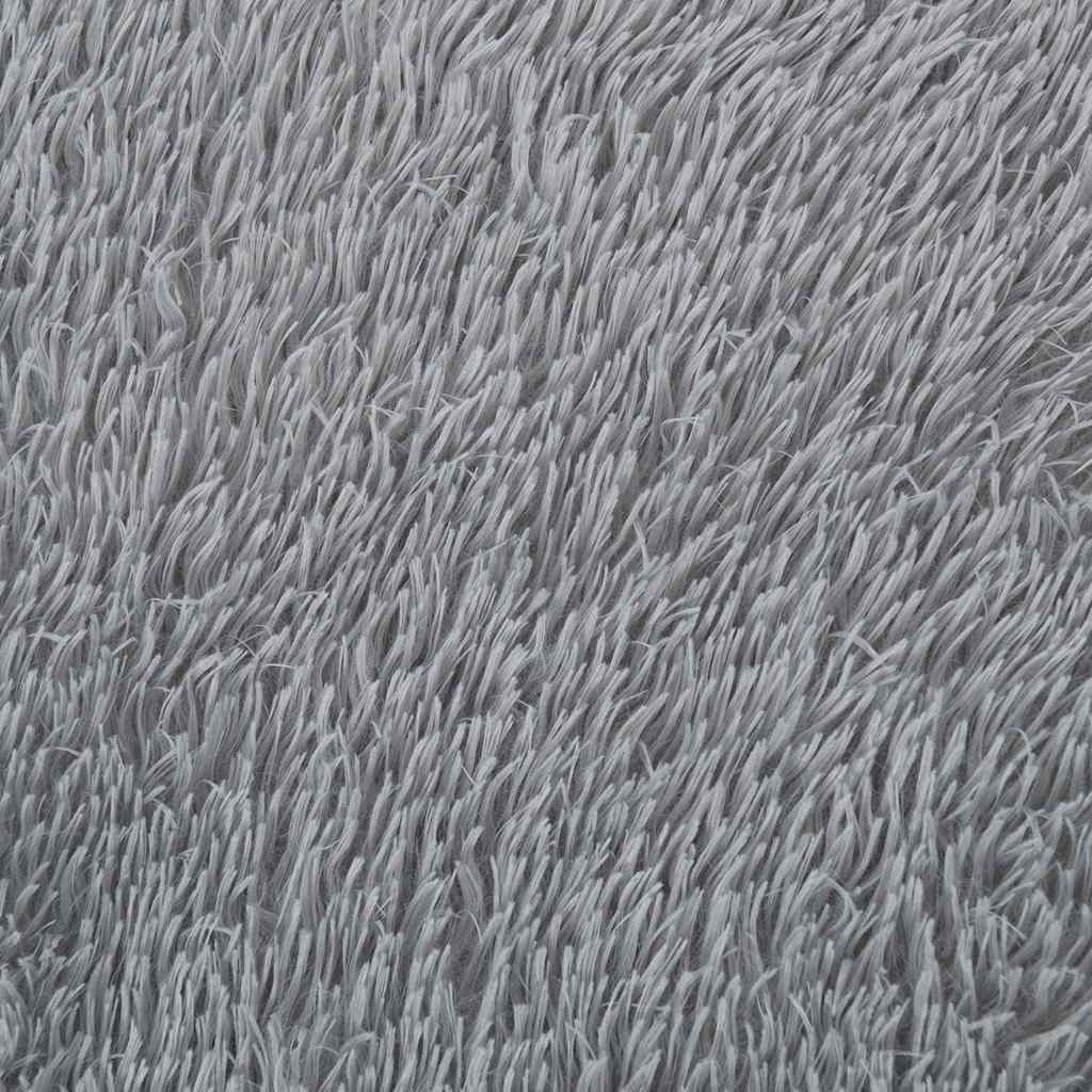 vidaXL Dywan shaggy z długim włosiem, NAVARRA, jasnoszary, 240x340 cm