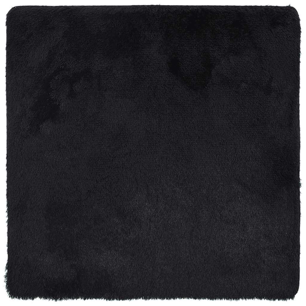 vidaXL Dywan shaggy z długim włosiem, NAVARRA, czarny, 200x200 cm