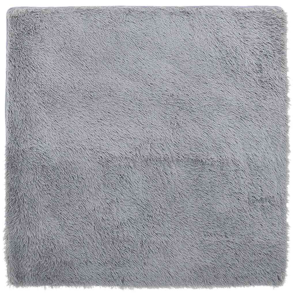 vidaXL Dywan shaggy z długim włosiem, NAVARRA, jasnoszary, 200x200 cm
