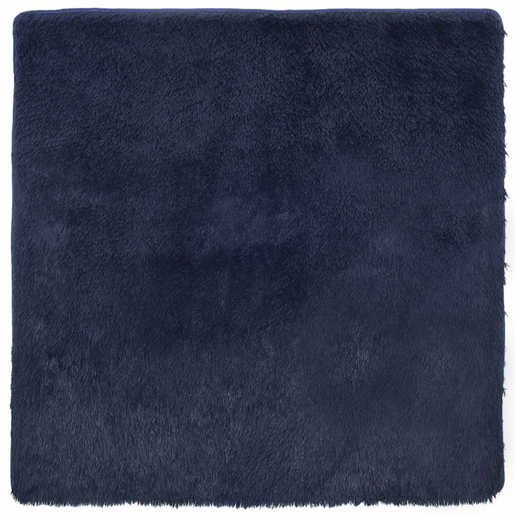 vidaXL Dywan shaggy z długim włosiem, NAVARRA, granatowy, 200x200 cm