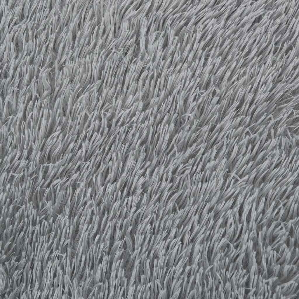 vidaXL Dywan shaggy z długim włosiem, NAVARRA, jasnoszary, 240x240 cm