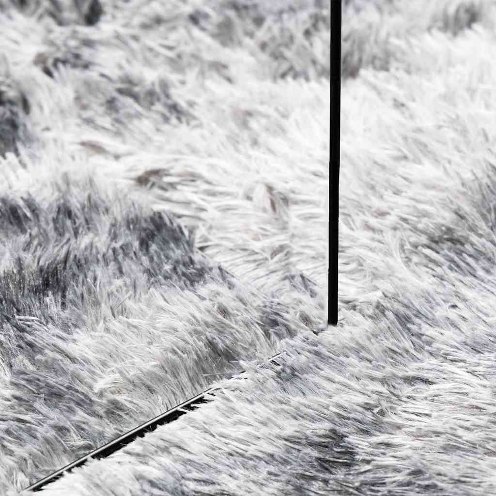 vidaXL Dywan shaggy z długim włosiem, NAVARRA, srebrnoszary, 240x240cm
