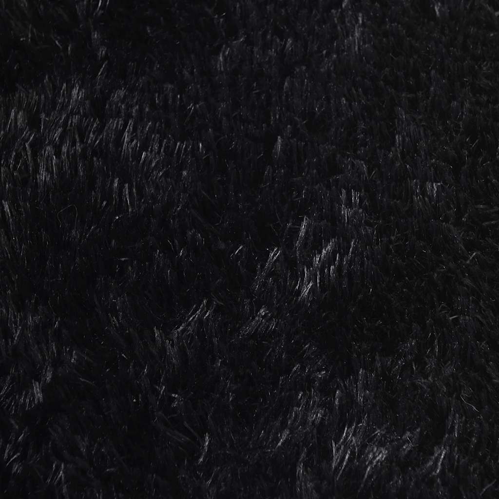 vidaXL Dywan shaggy z długim włosiem, NAVARRA, czarny, 300x200 cm